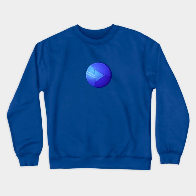 Sapphire's Gem Crewneck Sweatshirt by Wyrielle